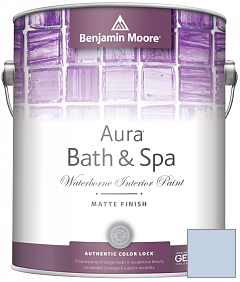 Краска Benjamin Moore Aura Bath & Spa Interior Paint Matte Finish (532) цвет 1417 English Hyacinth