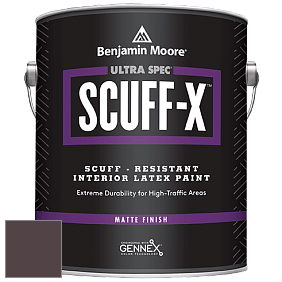 Benjamin Moore 484 Ultra Spec SCUFF-X Interior Matte Finish краска цвет AF-650 