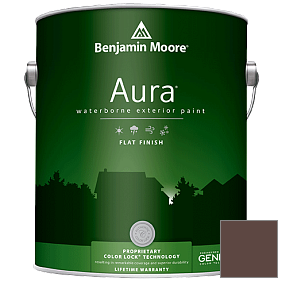 Краска Aura Waterborne Exterior Flat Finish (629) цвет 2113-10 Chocolate Sundae