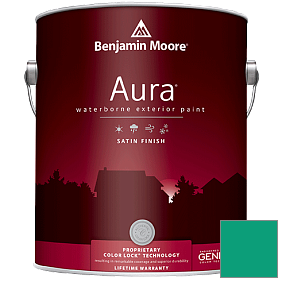 Краска Aura Waterborne Exterior Satin Finish (631) цвет 2046-30 Cayman Lagoon