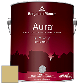 Benjamin Moore Aura 631 Waterborne Exterior Satin Finish краска цвет 2150-40 Spring Dust