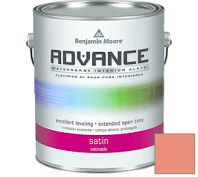 Краска Benjamin Moore 792. Advance Interior Paint-Satin эмаль цвет 019 Salmon Run