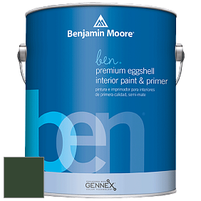 Benjamin Moore Ben W626 Premium Interior Latex Eggshell краска цвет RAL 6020 