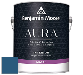 Benjamin Moore Aura 522 Interior Paint - Matte краска цвет NCS S 5040-R90B 