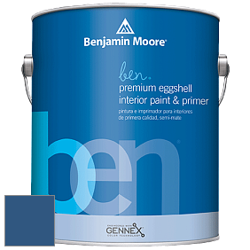Benjamin Moore Ben W626 Premium Interior Latex Eggshell краска цвет 2064-20 Patriot Blue