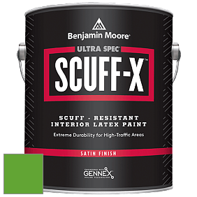 Benjamin Moore 486 Ultra Spec SCUFF-X Interior Satin Finish краска цвет 2032-20 Traffic Light Green