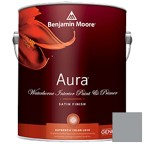 Краска Aura Waterborne Interior Satin Finish (526) цвет 1614 Delray Gray
