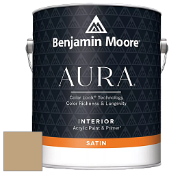 Benjamin Moore Aura 526 Waterborne Interior Satin Finish покрытие цвет NCS S 3020-Y10R 