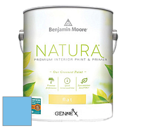 Benjamin Moore 514 Natura Interior Semi-Gloss Finish краска цвет 2066-50 True Blue