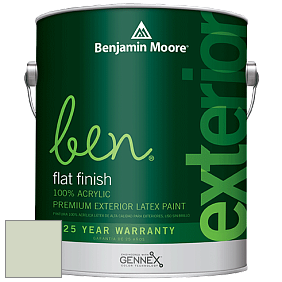 Benjamin Moore Ben 541 Waterborne Exterior Flat Finish краска цвет 437 Pine Barrens