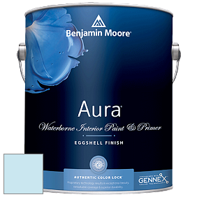 Benjamin Moore Aura 524 Waterborne Interior Eggshell Finish краска цвет 2066-70 Light Blue