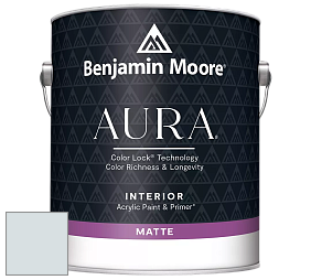 Benjamin Moore Aura 522 Interior Paint - Matte краска цвет 2129-70 Silver Cloud