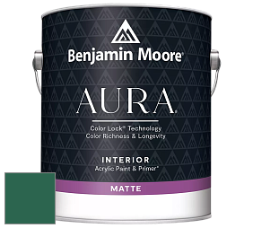 Benjamin Moore Aura 522 Interior Paint - Matte краска цвет 2046-10 Calypso Green