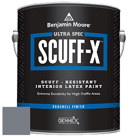 Benjamin Moore 485 Ultra Spec SCUFF-X Interior Eggshell Finish краска цвет 2119-40 Silver Streak