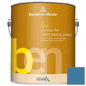 Краска Ben Premium Interior Latex Flat (W625) цвет 804 Chicago Blues