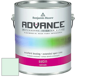 Benjamin Moore 792 Advance Interior Paint-Satin эмаль цвет 2037-70 Fresh Mint