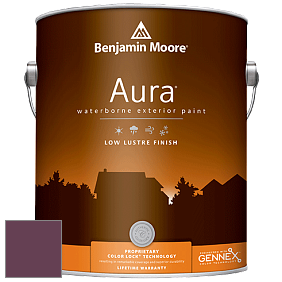 Benjamin Moore Aura 634 Waterborne Exterior Low Lustre Finish краска цвет 2075-10 Dark Burgundy