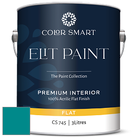 COLOR SMART CS 745 ELIT PAINT глубокоматовая моющаяся краска цвет 2056-30 Surf Blue