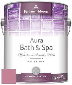 Benjamin Moore Aura 532 Bath & Spa Waterborne Interior Paint Matte Finish краска цвет NCS S 2040-R20B 