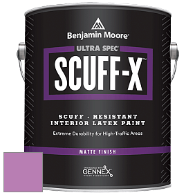 Benjamin Moore 484 Ultra Spec SCUFF-X Interior Matte Finish краска цвет 2075-40 Pink Raspberry