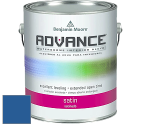 Benjamin Moore 792 Advance Interior Paint-Satin эмаль цвет 2066-20 Evening Blue