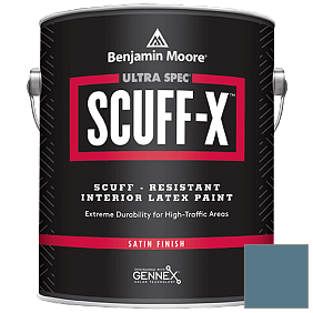 Краска Ultra Spec SCUFF-X Interior Satin Finish (486) цвет 1665 Mozart Blue