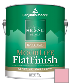 Краска Regal Select Exterior Paint-MoorLife Flat Finish (W105) цвет 1333 Romance