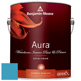 Benjamin Moore Aura 526 Waterborne Interior Satin Finish покрытие цвет NCS S 2050-B 
