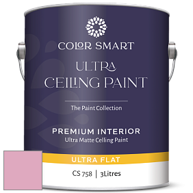 COLOR SMART CS 758 ULTRA CEILING PAINT ультраматовая краска цвет 2084-50 Rosy Glow