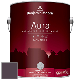 Benjamin Moore Aura 631 Waterborne Exterior Satin Finish краска цвет 2073-10 Dark Purple