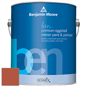 Benjamin Moore Ben W626 Premium Interior Latex Eggshell краска цвет 2170-10 Fireball Orange