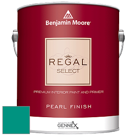 Benjamin Moore 550 Regal Select Waterborne Interior Pearl Finish краска цвет 2048-30 Aruba Blue