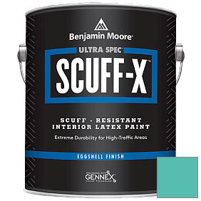 Краска Ultra Spec SCUFF-X Interior Eggshell Finish (485) цвет 2048-40 Poolside Blue