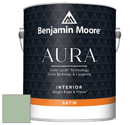 Benjamin Moore Aura 526 Waterborne Interior Satin Finish покрытие цвет NCS S 2020-G20Y 