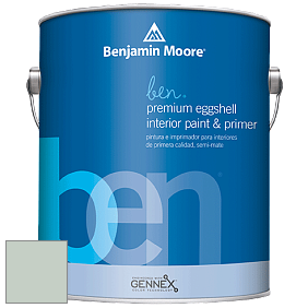 Benjamin Moore Ben W626 Premium Interior Latex Eggshell краска цвет 695 Turquoise Mist