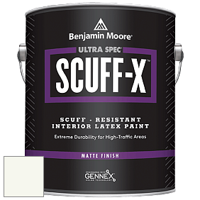 Benjamin Moore 484 Ultra Spec SCUFF-X Interior Matte Finish краска цвет OC-118 Snowfall White