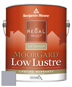 Benjamin Moore W103 Regal Select Exterior Paint-MoorGard Low Lustre Finish краска цвет 2118-50 Excalibur Gray