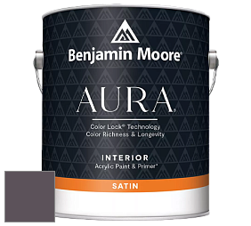 Benjamin Moore Aura 526 Waterborne Interior Satin Finish покрытие цвет AF-645 