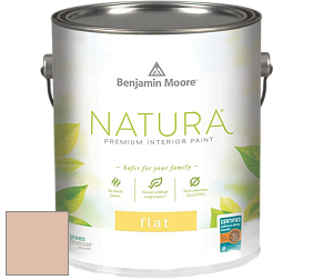 Benjamin Moore 512 Natura Interior Flat Finish матовая краска цвет 1205 Apricot Beige