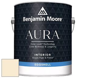Benjamin Moore Aura 524 Waterborne Interior Eggshell Finish краска цвет OC-102 Devon Cream