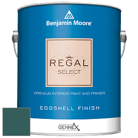 Benjamin Moore 549 Regal Select Waterborne Interior Eggshell Finish краска цвет 735 Deep Sea Green