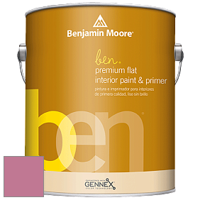 Benjamin Moore Ben W625 Premium Interior Latex Flat краска цвет 2080-40 Wild Pink