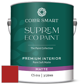 COLOR SMART CS 619 SUPREM ECO PAINT матовая краска цвет RAL 3000 