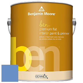 Benjamin Moore Ben W625 Premium Interior Latex Flat краска цвет 2067-40 Blue Lapis