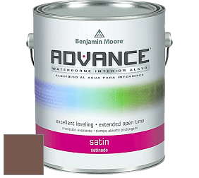 Benjamin Moore 792 Advance Interior Paint-Satin эмаль цвет 2097-30 Hedgehog Brown