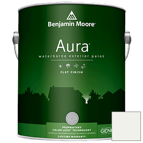 Краска Aura Waterborne Exterior Flat Finish (629) цвет OC-57 White Heron