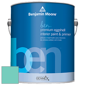 Benjamin Moore Ben W626 Premium Interior Latex Eggshell краска цвет NCS S 1040-B70G 