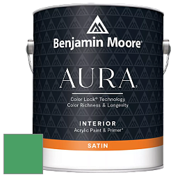Benjamin Moore Aura 526 Waterborne Interior Satin Finish покрытие цвет NCS S 2060-G10Y 