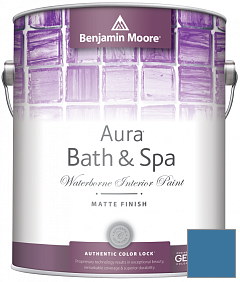 Краска Benjamin Moore Aura Bath & Spa Interior Paint Matte Finish (532) цвет 811 Old Glory
