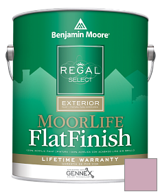 Краска Regal Select Exterior Paint-MoorLife Flat Finish (W105) цвет 2082-50 Damask Rose